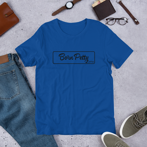 Born Petty Short-Sleeve Unisex T-Shirt (Black print)